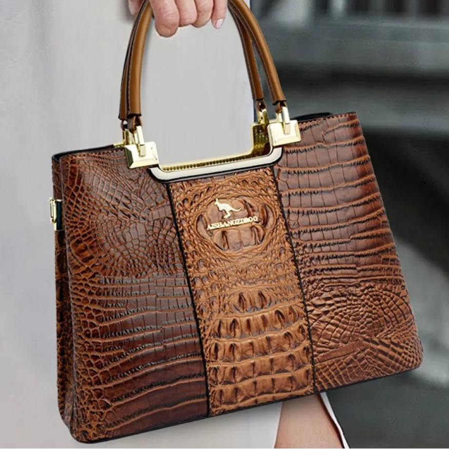 Luxury Design High Quality PU Leather Crossbody Tote Bag