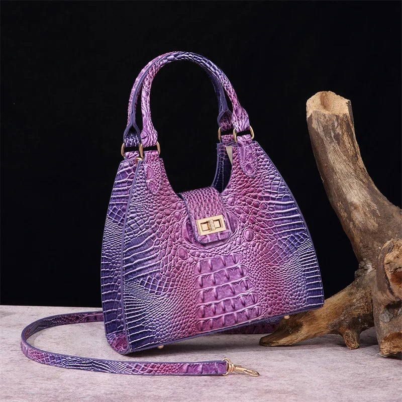 Women Vintage PU Leather Crossbody Handbag Fashion Design Shoulder Messenger Bag