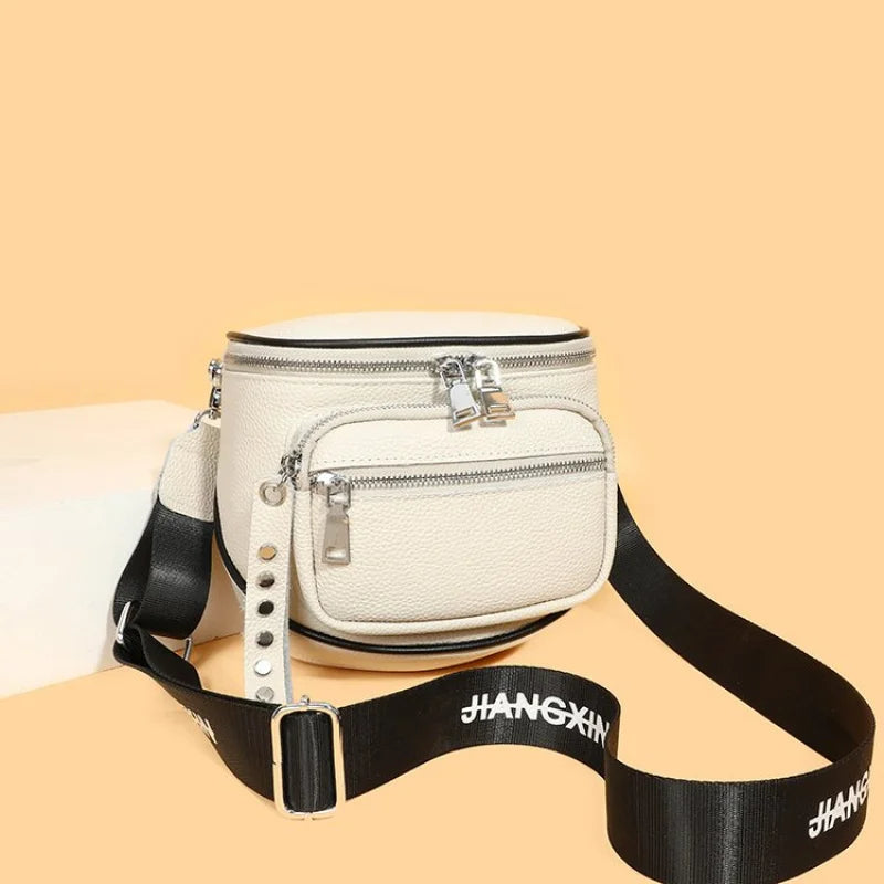 Elegant Leather Handbag High-End Fashionable Luxury Brand Bag
