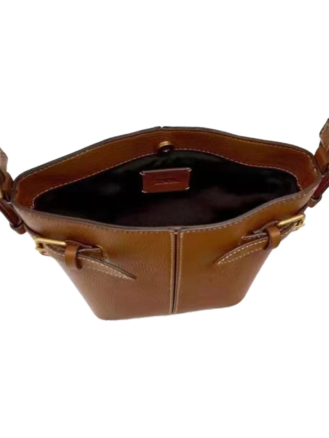 Fashion needle buckle bag webbing single shoulder crossbody bucket bag