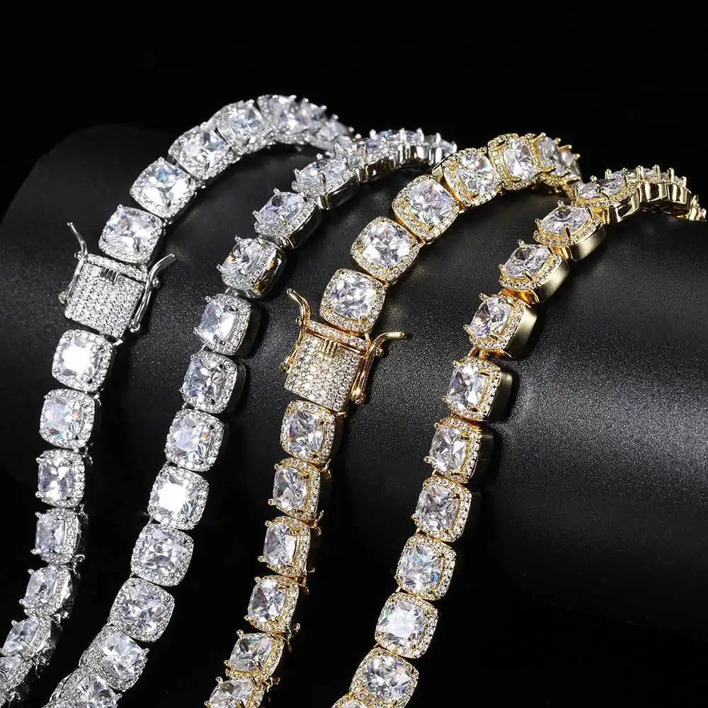 Luxury Bubble Clustered Hip Hop Iced Out Tennis Bracelet