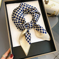 Fashion 100% Natural Silk Scarf for Women Dot Print