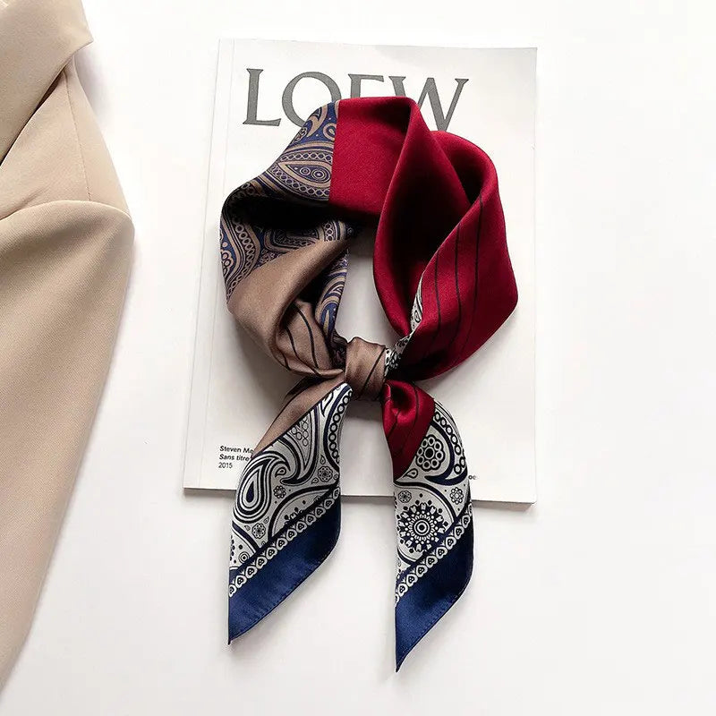 100% Silk Scarf Elegant Luxury High Quality Fashion