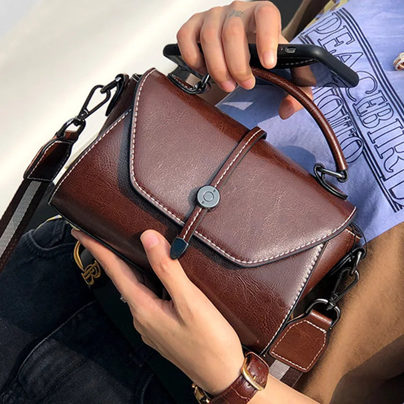 Fashion Handbag Small Leather Phone Bag Shoulder Bag Cowhide Leather Purse