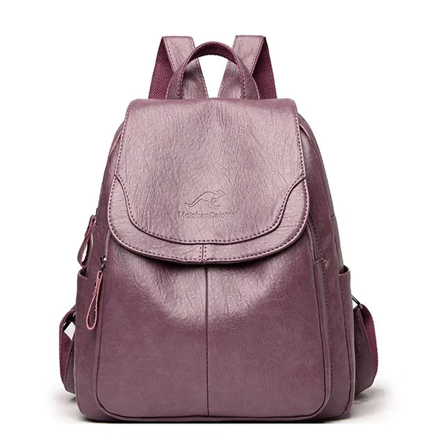 Soft Leather Backpack Fashion Female Shoulder Bag