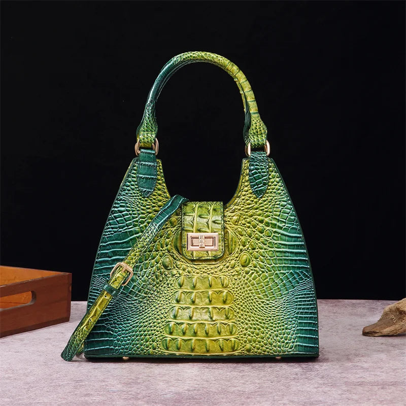 Women Vintage PU Leather Crossbody Handbag Fashion Design Shoulder Messenger Bag