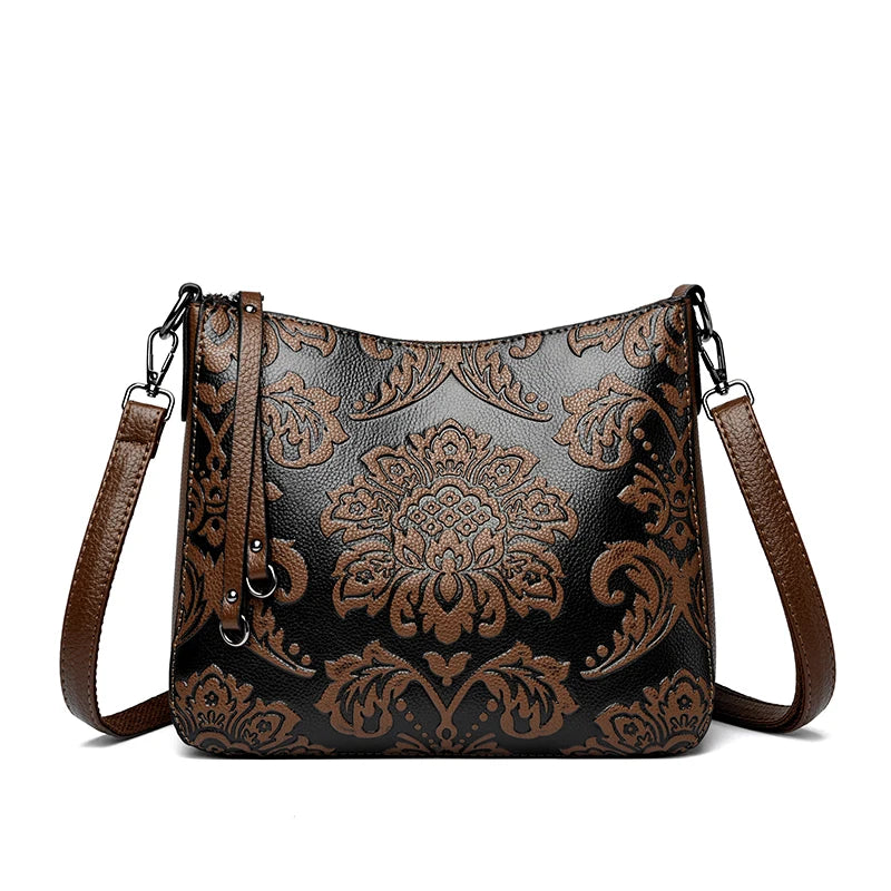 Top Quality Luxury Shoulder Women Bags Designer Embossing Leather Shoulder Bag