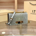 Rhinestone Clutch Small Square Exquisite Crossbody Bag