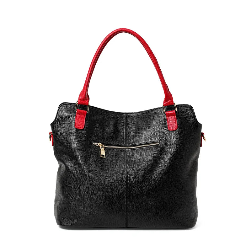 Ladies leisure soft large tote fashion handbag shoulder bag