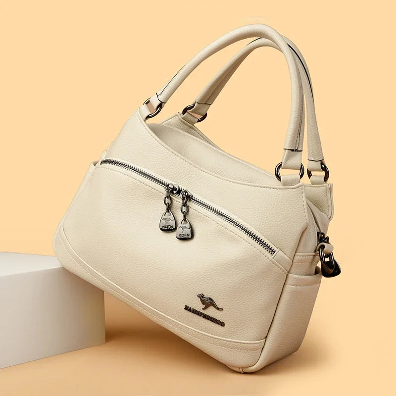 Women's Handbags Trendy Design Leather Shoulder Bags Luxury Style Large Capacity Sac
