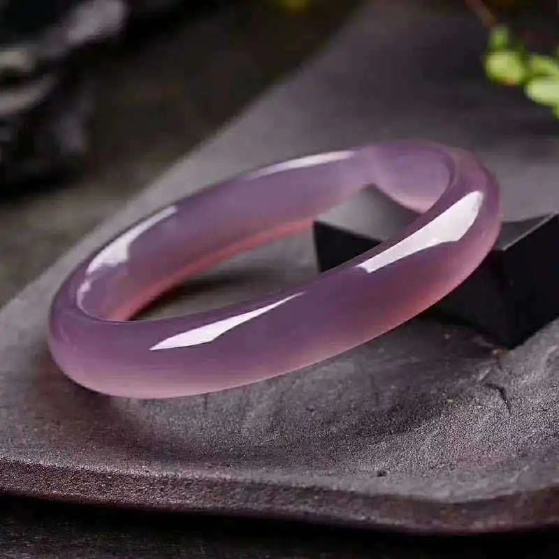 Thin Agate Chalcedony Bracelet Jewelry
