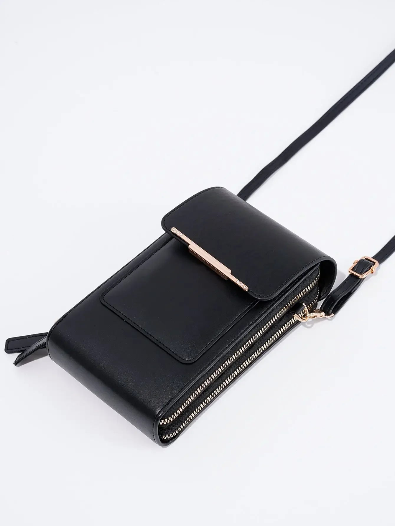1pcs Solid Color Fashion Multi-pocket Waterproof Phone Wallet