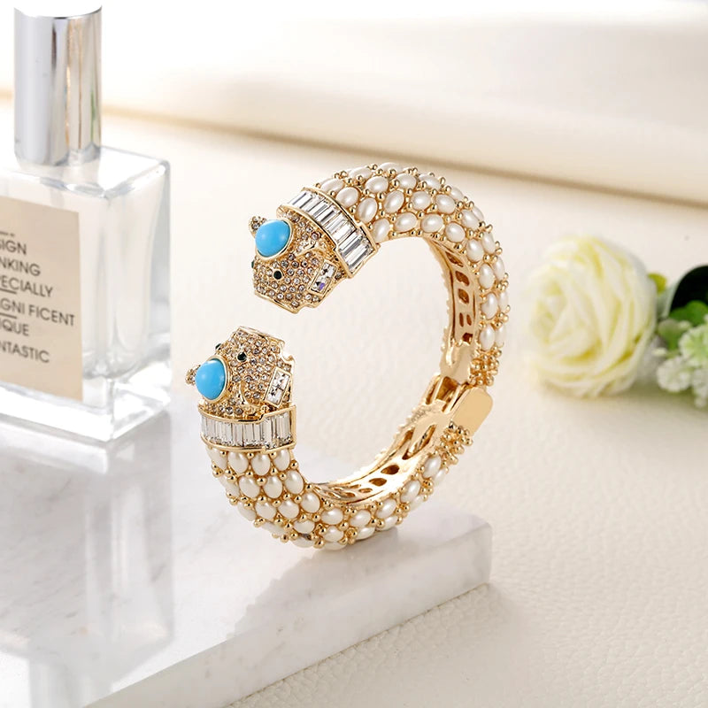 Paradise Animal Bracelets Gold Plated Bangles Cuff Jewelry
