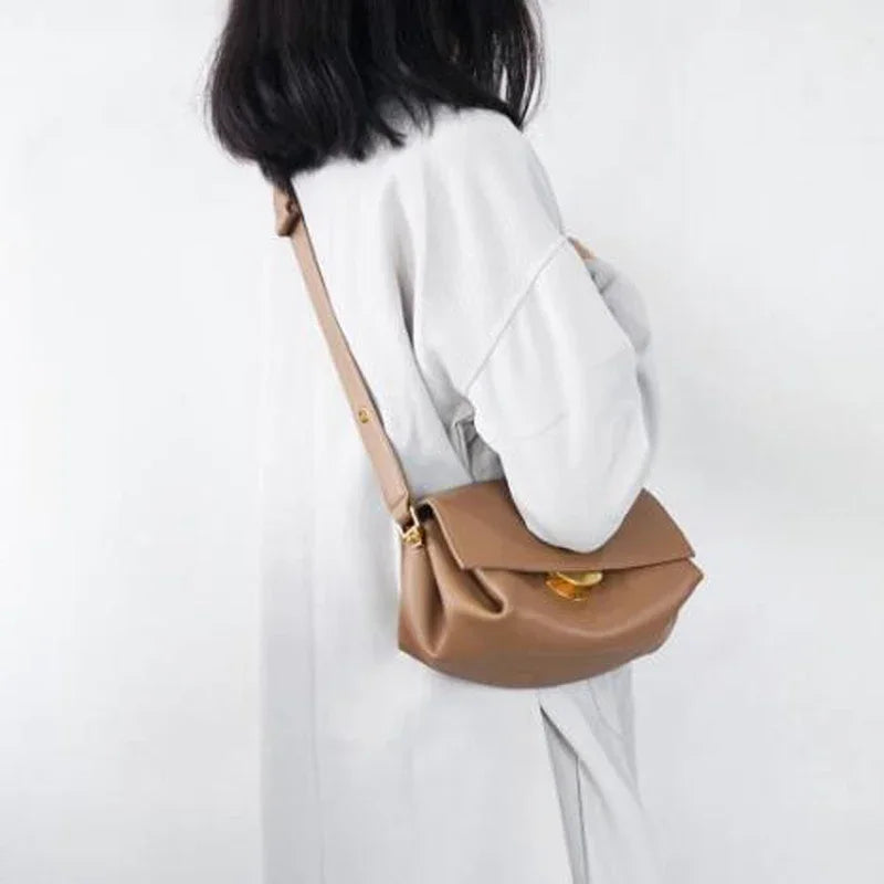 Leather Shoulder Crossbody Multi Pockets Adjustable Strap Purse Luxury Handbag