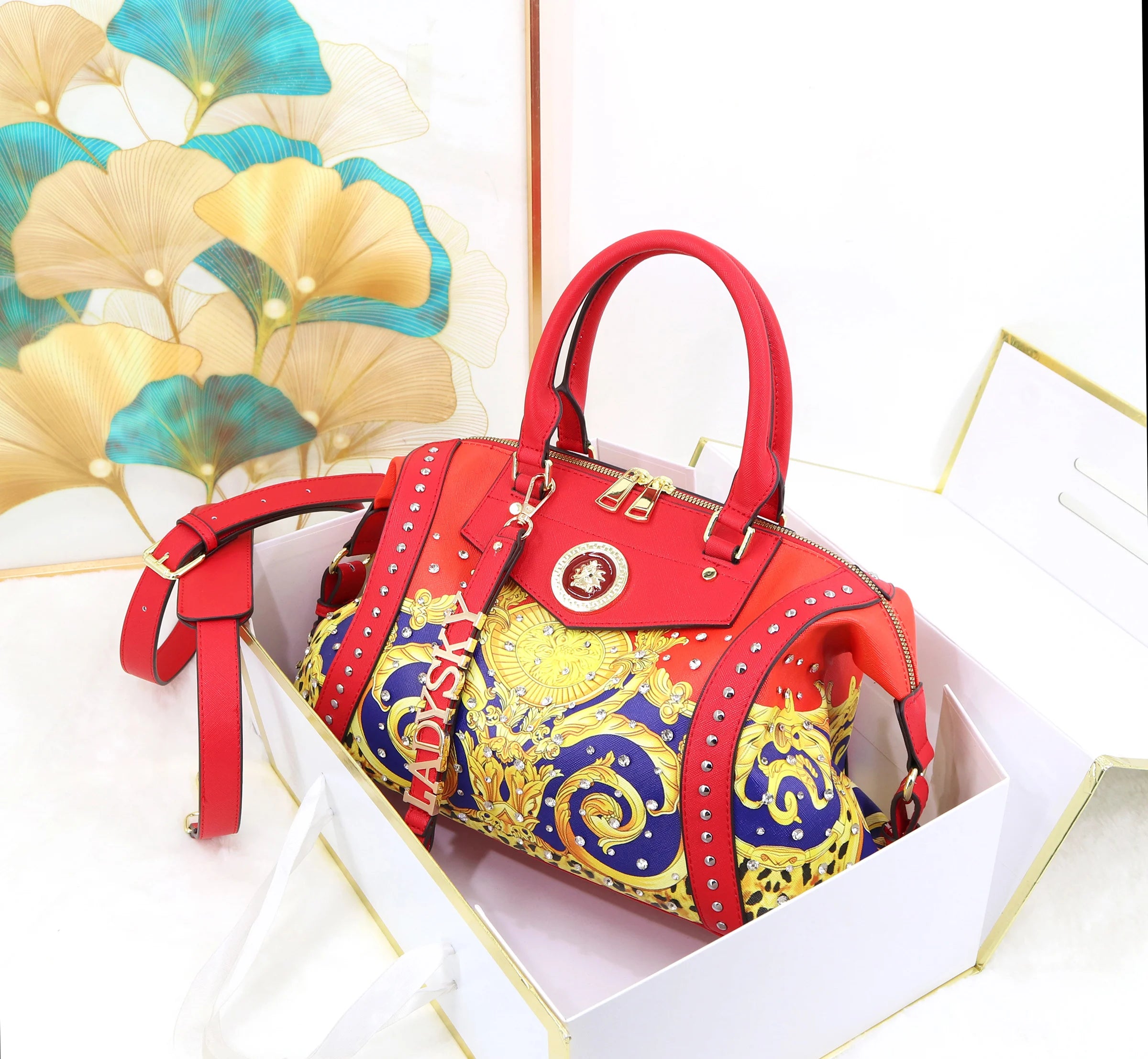 Fashionable Quality Handbag Large Capacity Bag with Metal Letter