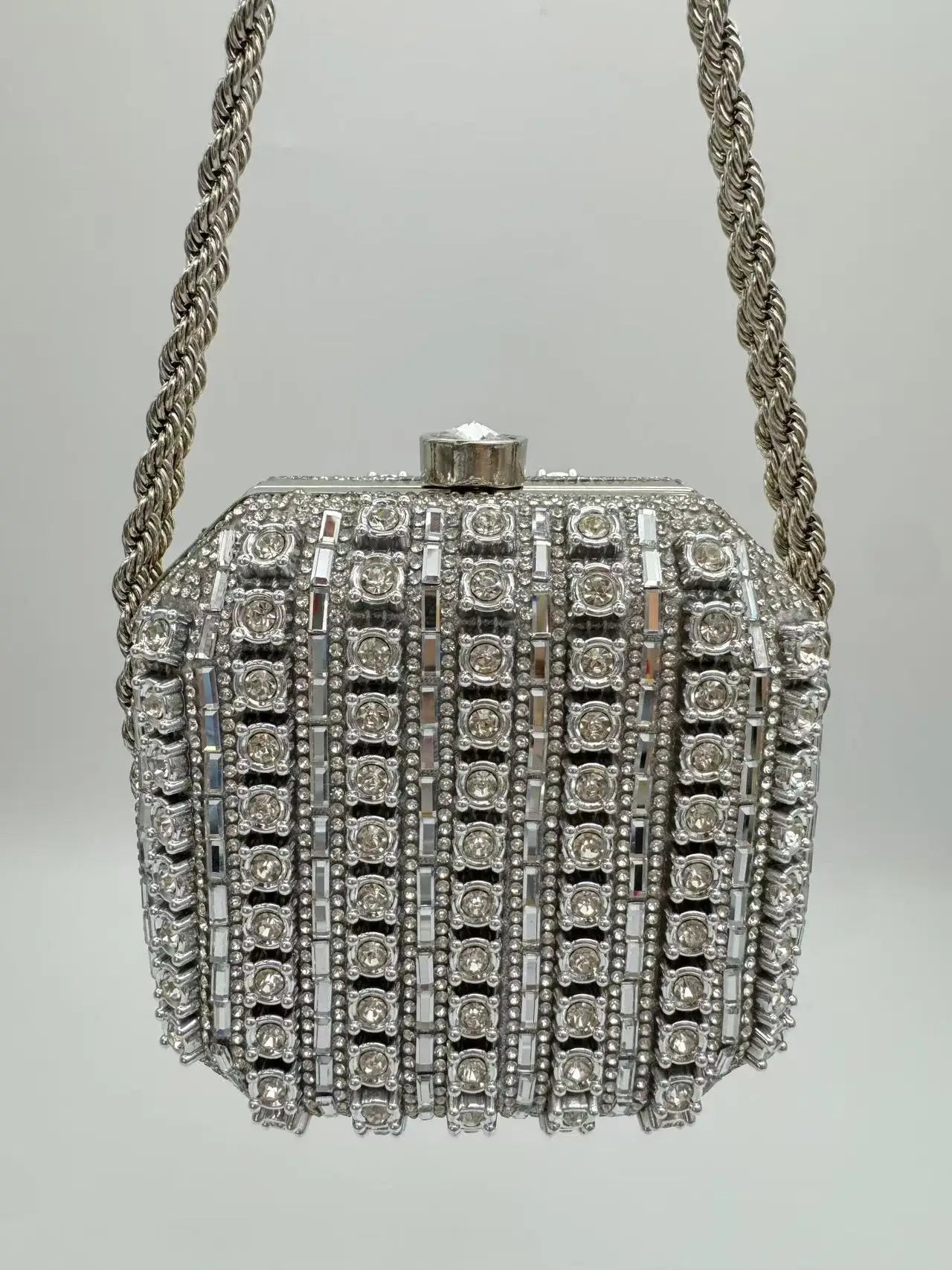 Fashion dinner bag pearl button handbag formal bag shell chain bag crossbody bag