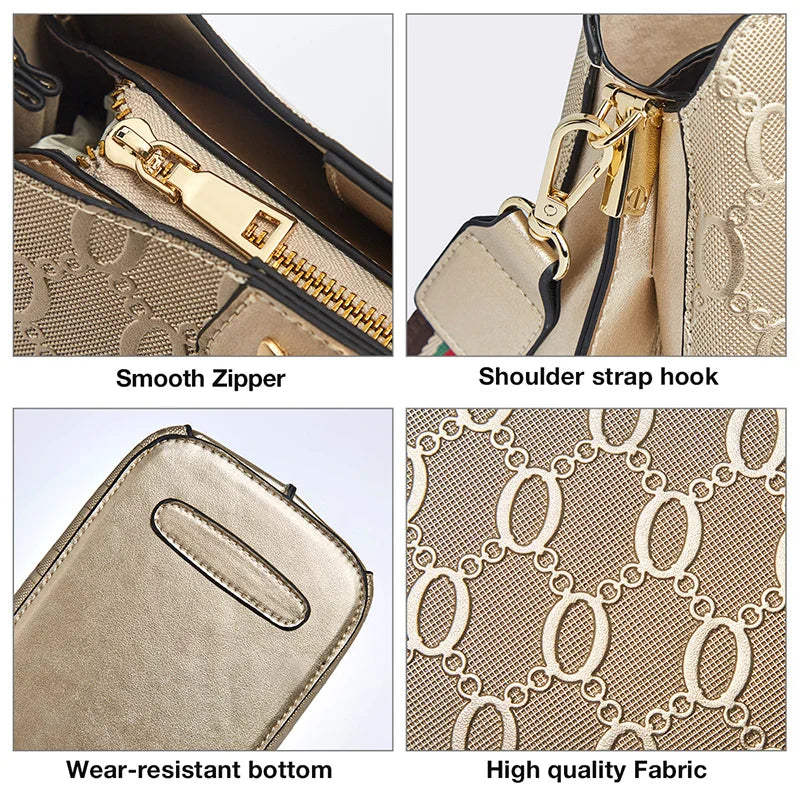 Women's Shoulder Bag Split Leather Lady Crossbody Bag