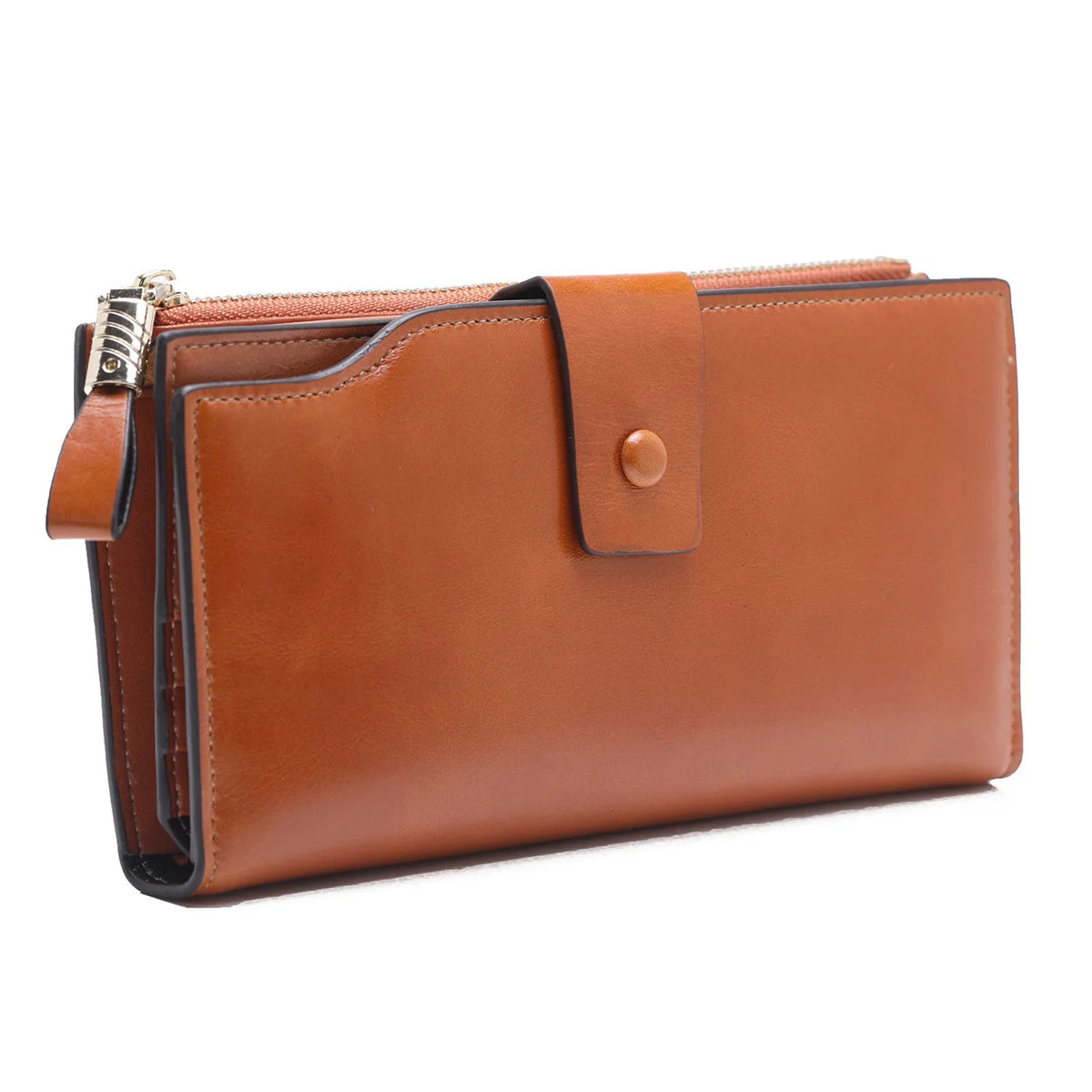Women Leather Wallet For Cell Phone Genuine Leather Purse Coin Purse