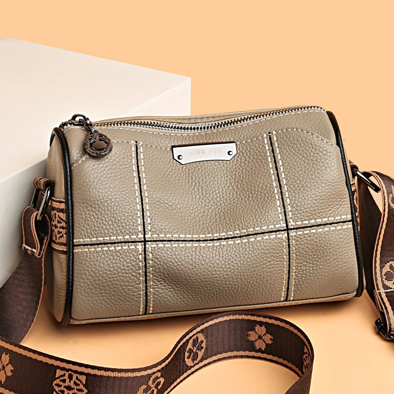 Genuine Leather Handbags Luxury Design Crossbody Bag