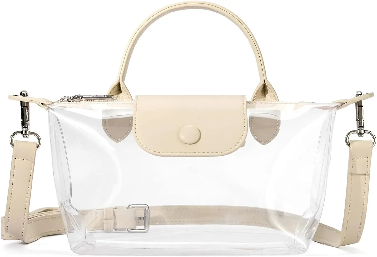 Clear Bag Small Crossbody Purse Handbags for Concerts Sports Stadium Events