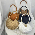 Hand-woven finished conch shell bag niche pearl chain bag