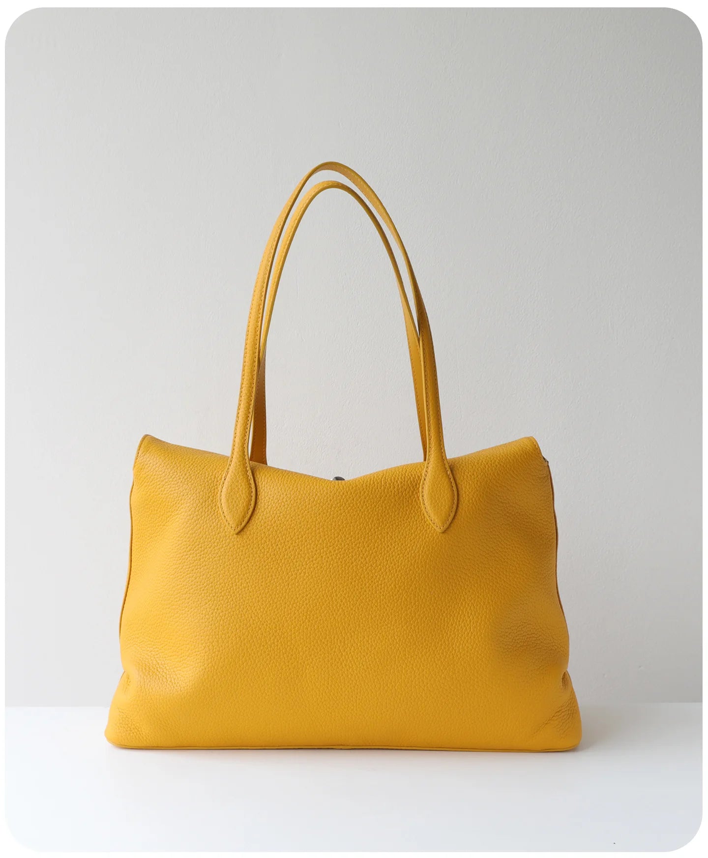 Genuine Leather Tote Bag Large Capacity Shoulder Bag