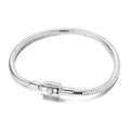 925 Sterling Silver 17-20CM Golden Heart Shaped Bracelets