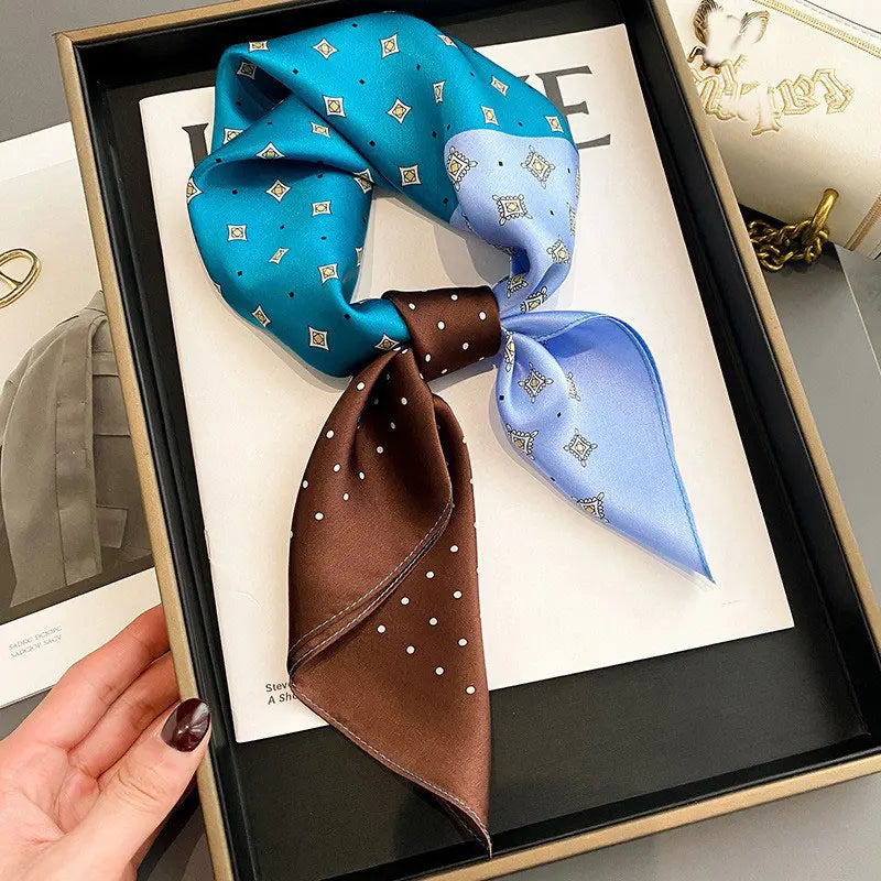 100% Silk Scarf Elegant Luxury High Quality Fashion