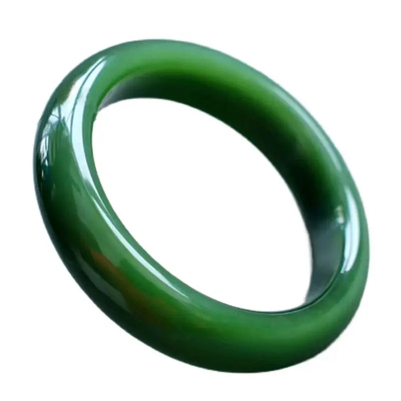 100% Green Burma Jade Bangle Bracelet