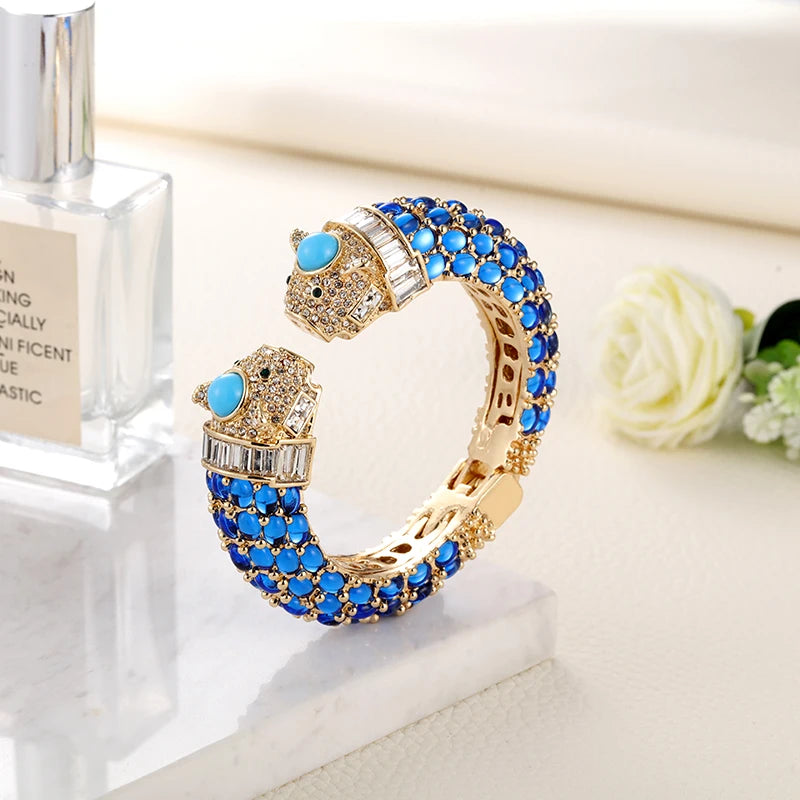 Paradise Animal Bracelets Gold Plated Bangles Cuff Jewelry