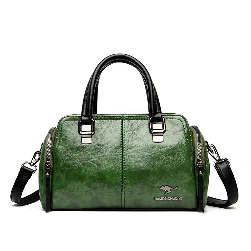 High Quality Leather Handbags Crossbody Shoulder Bags Casual Large Capacity Tote