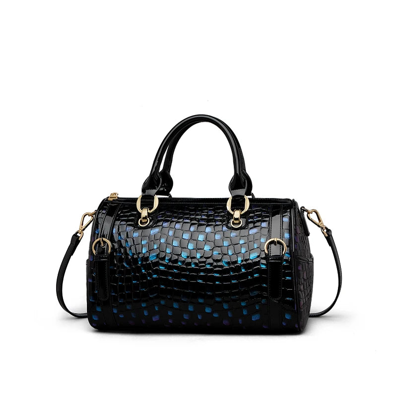Luxurious Leather Handbag Cow Leather Handmade Shoulder Bag