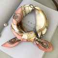 100% Real Silk Scarf Geometric Retro Fashion Scarves
