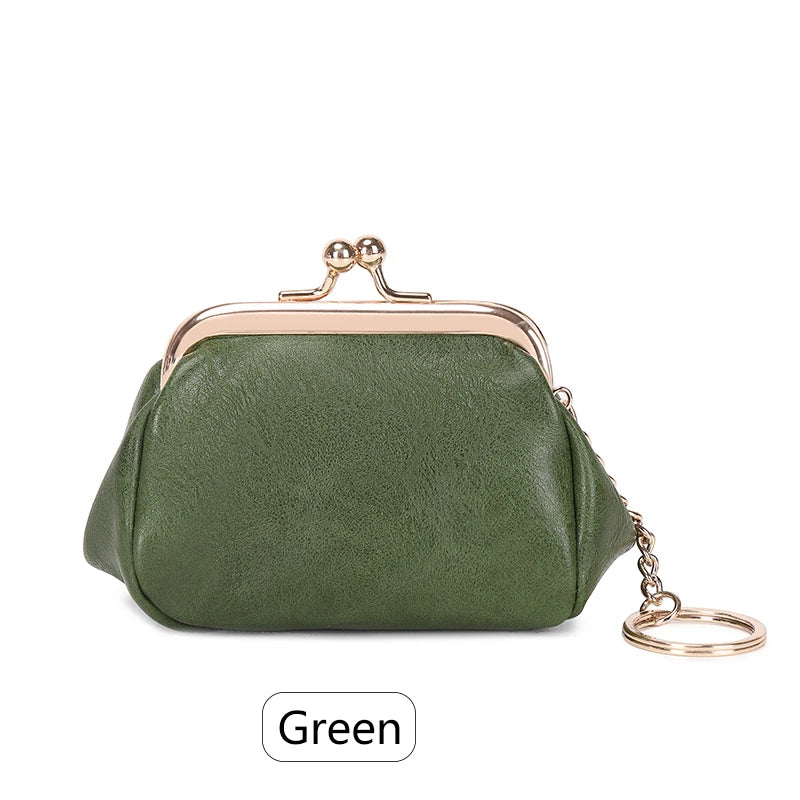 Retro mini lock clip coin purse daily portable cute handheld bag