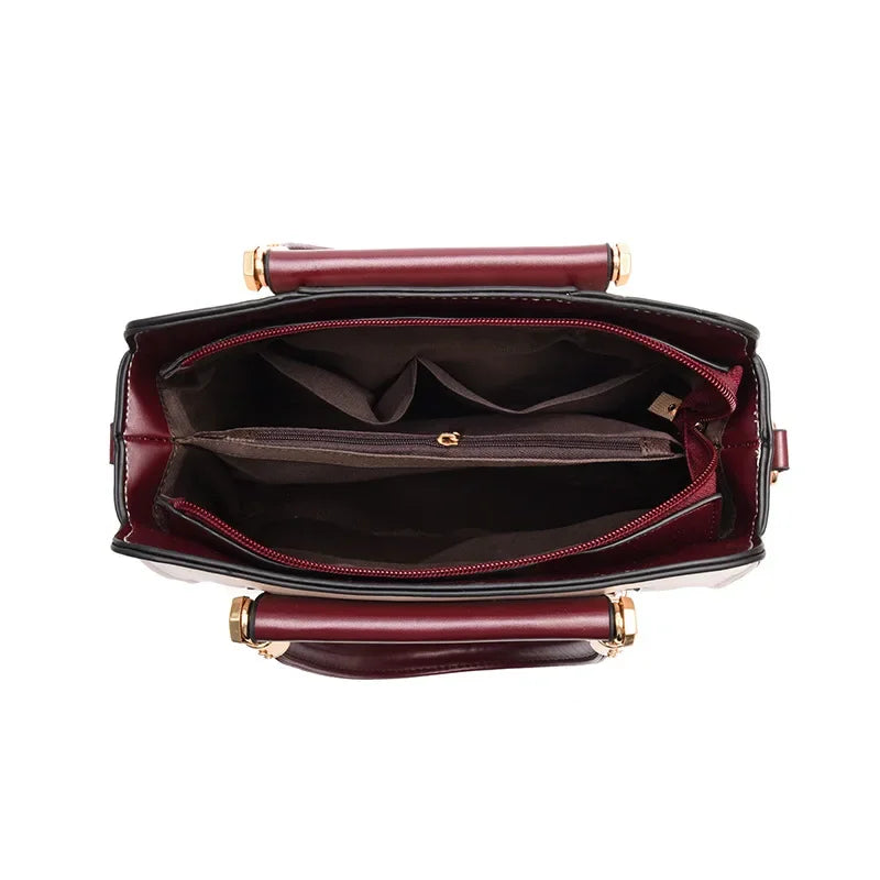 Handbag fashion large capacity style shoulder crossbody bag