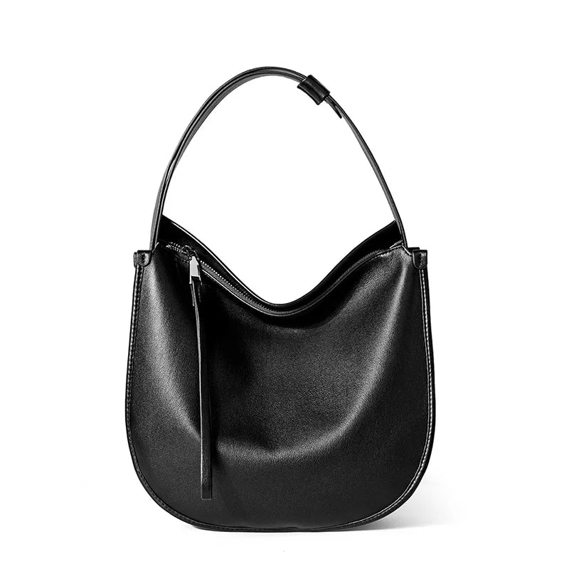 Genuine Leather Shoulder Bag Fashion Soft Tote