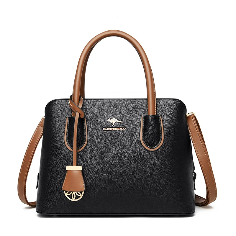 Retro Leather Bag Ladies Purse Handbag Luxury Design