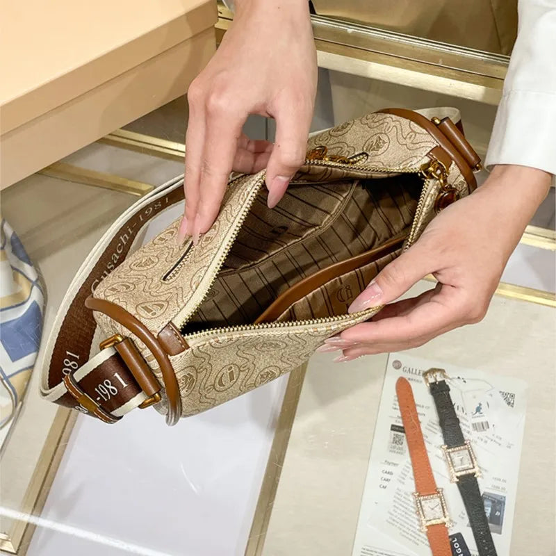 High-end dumpling bag single shoulder small crossbody bag