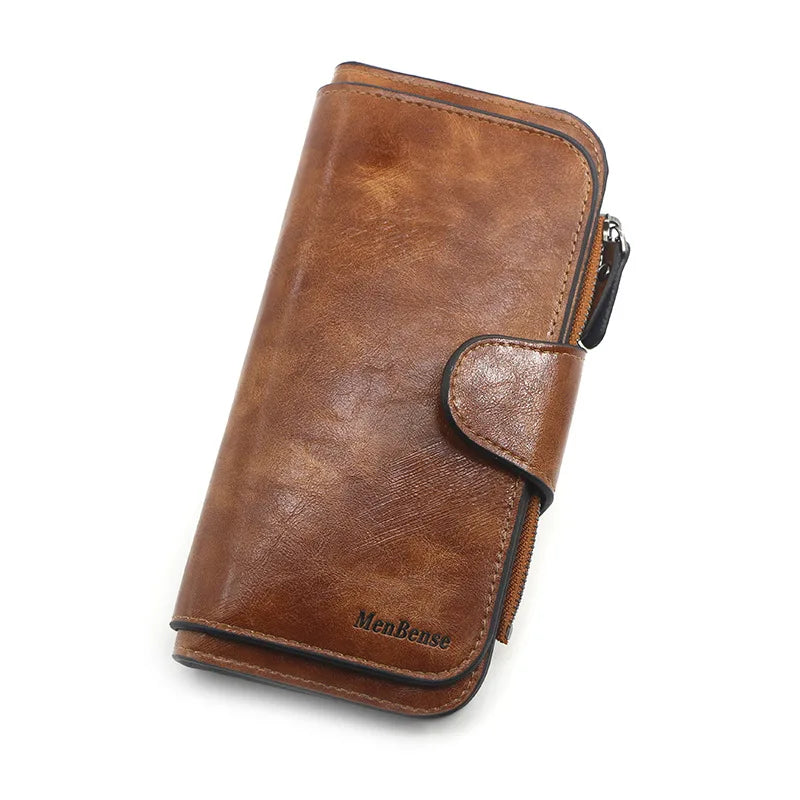 Fashion Wallet Woman Long Clutch PU Leather Large Capacity Card Holder Purse
