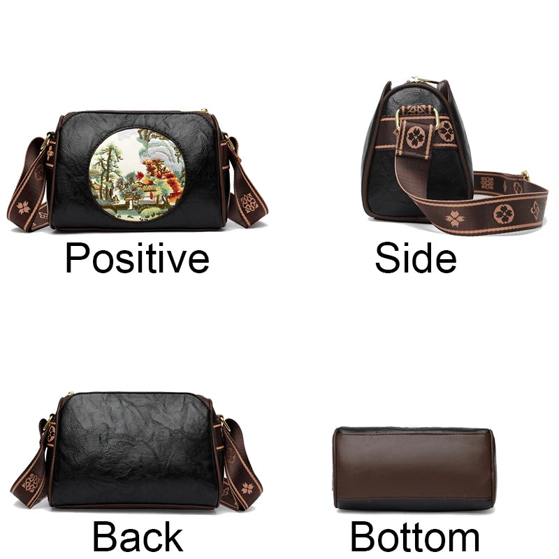 Fashion Embroidery Crossbody Luxury Design Crossbody Bag